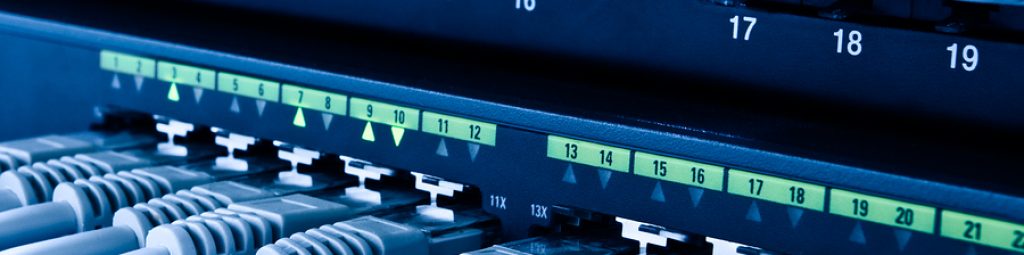 network hub and patch cables